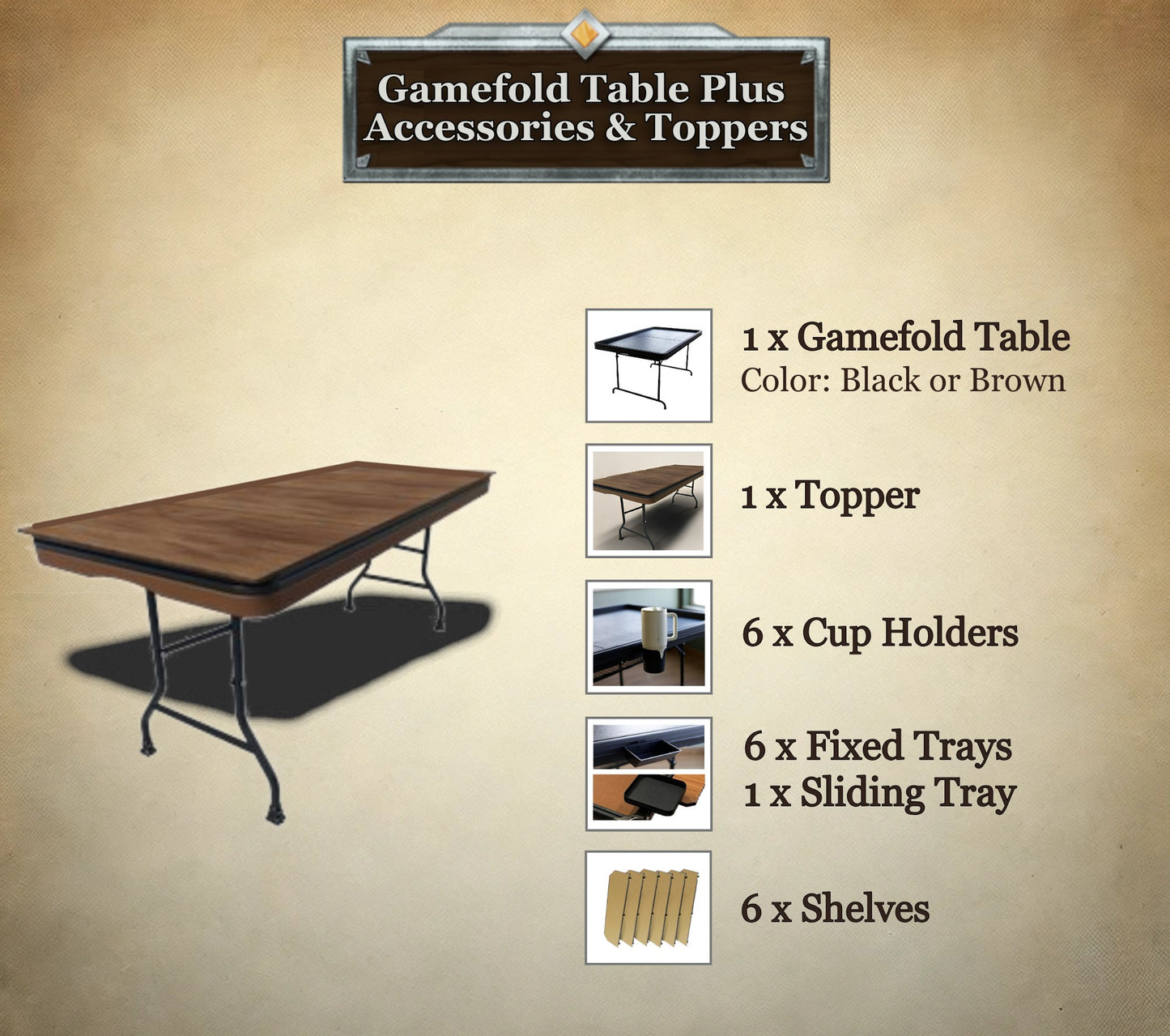 Gamefold Game Table