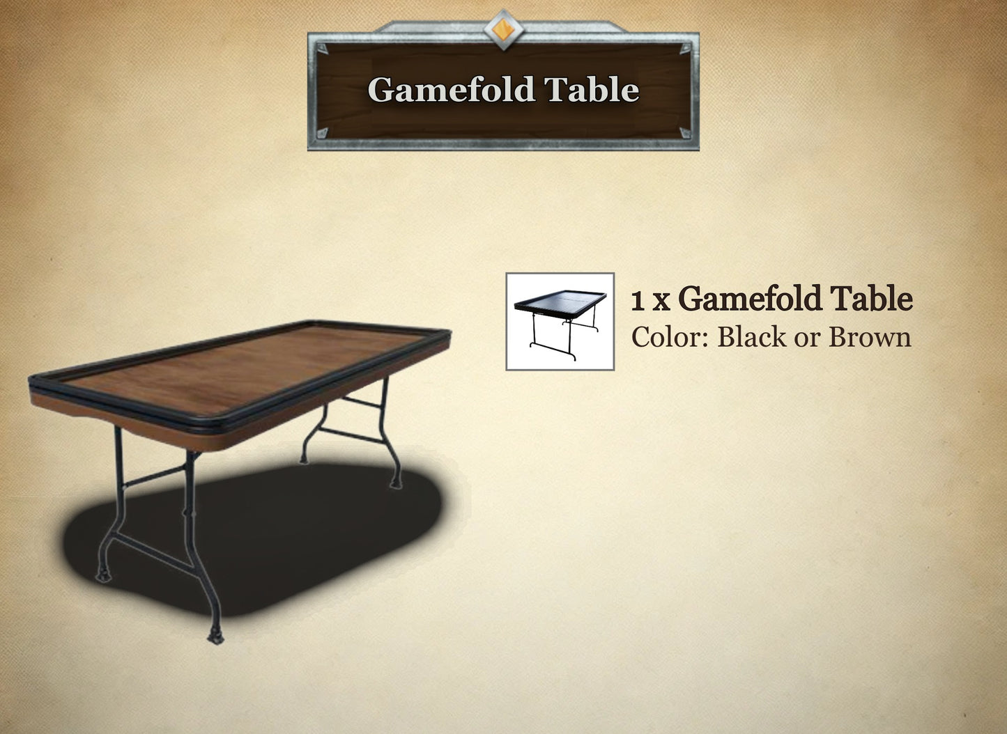 Gamefold Game Table
