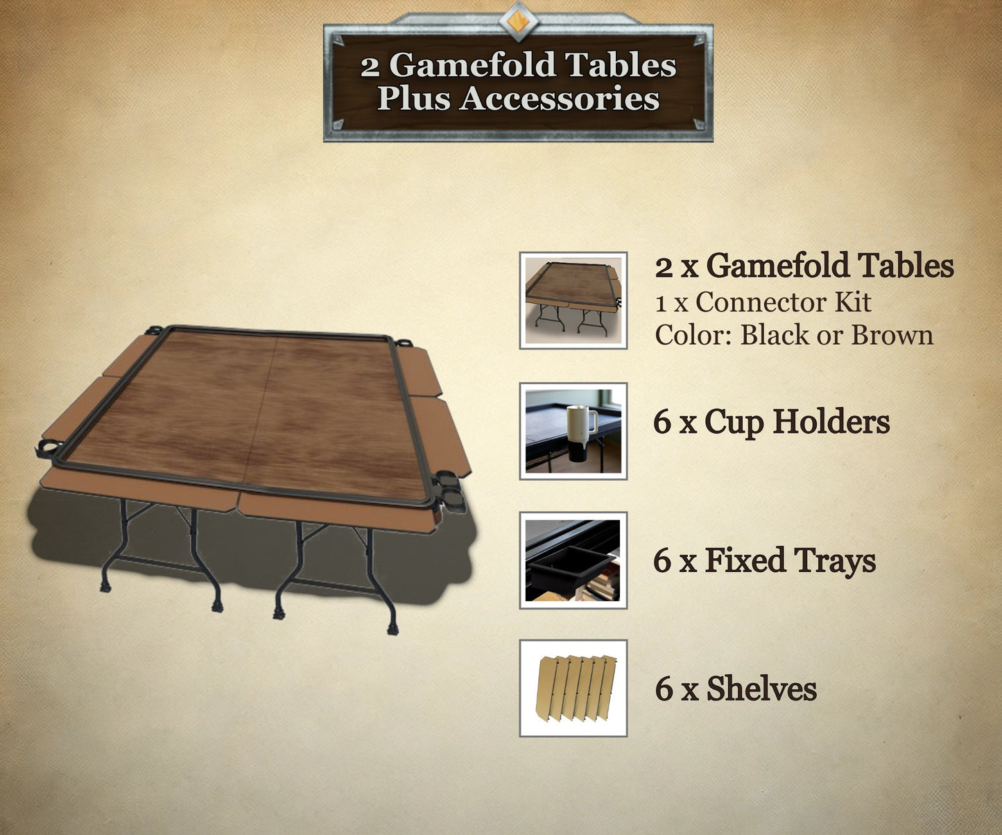 Gamefold Game Table