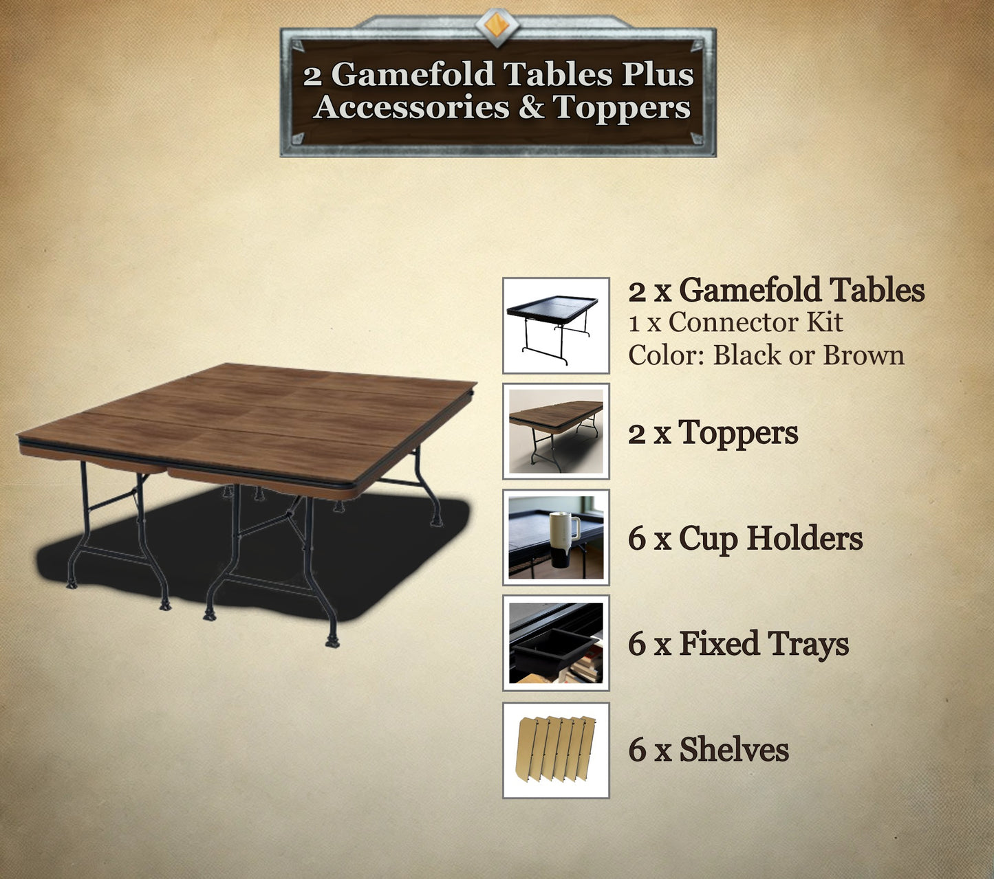 Gamefold Game Table