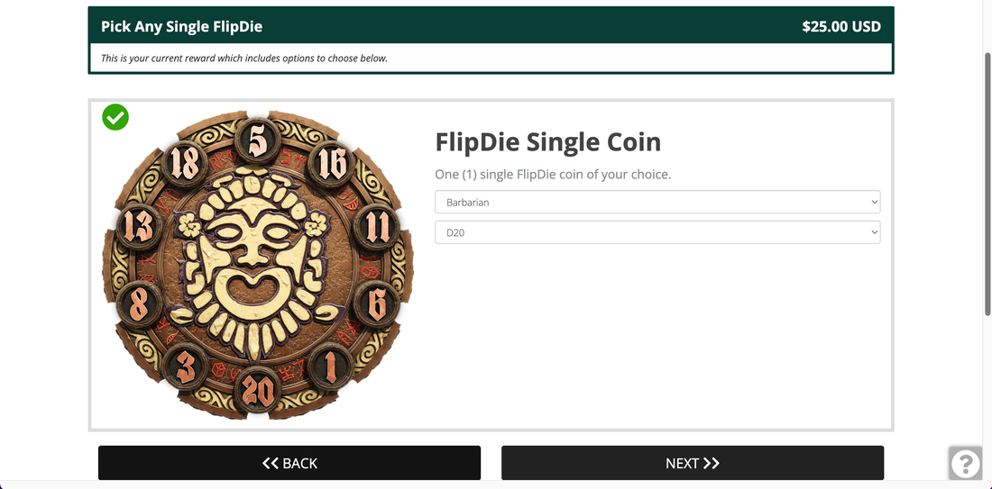 FlipDie Legends - Pledge Manager Update