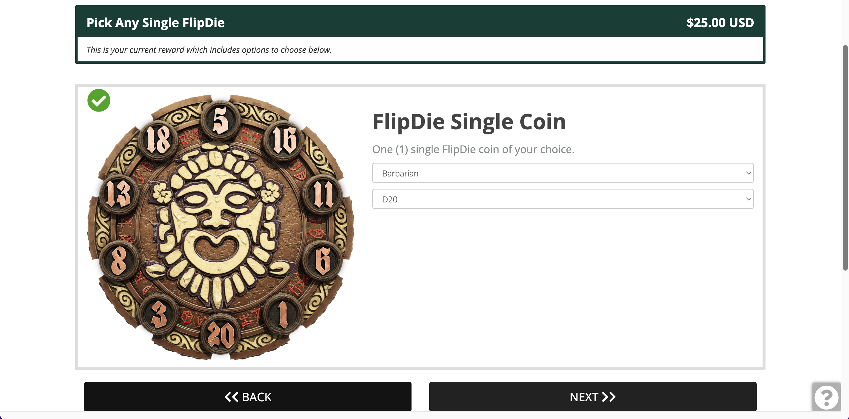 FlipDie Legends - Pledge Manager Update