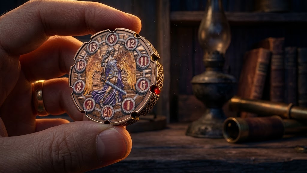 FlipDie Mage — Metal Dice Coin Set