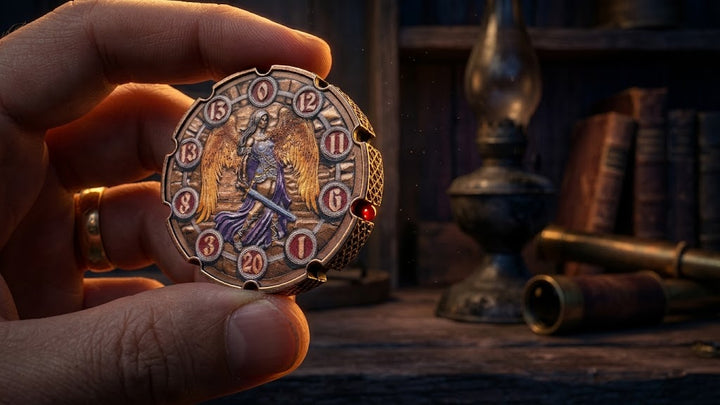 FlipDie Mage — Metal Dice Coin Set