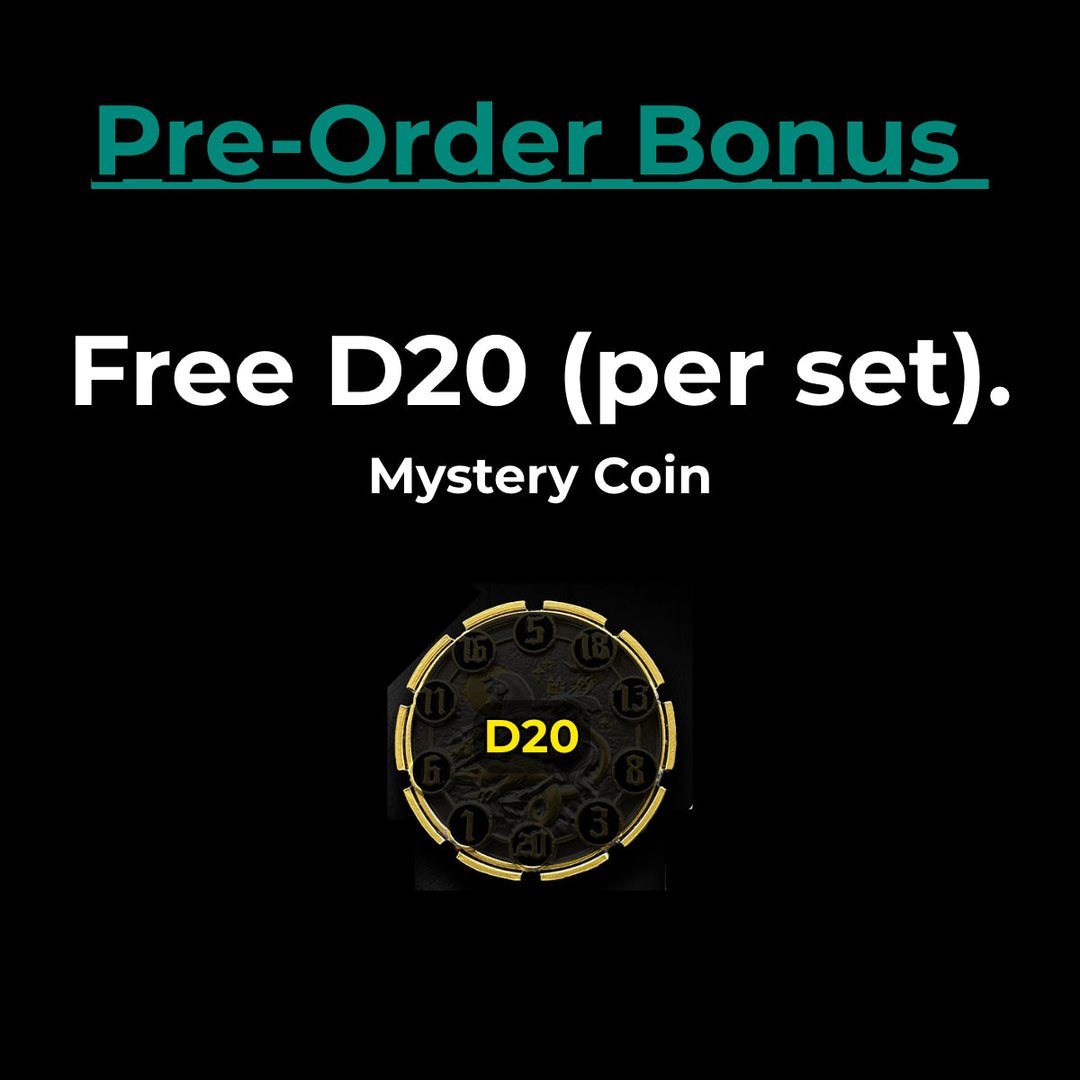 FlipDie Pirate — Metal Dice Coin Set