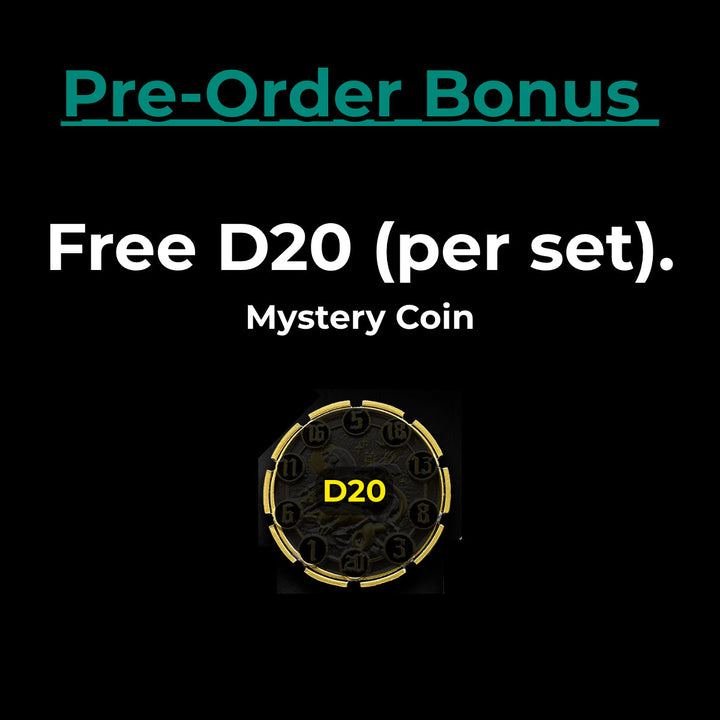 FlipDie Pirate — Metal Dice Coin Set