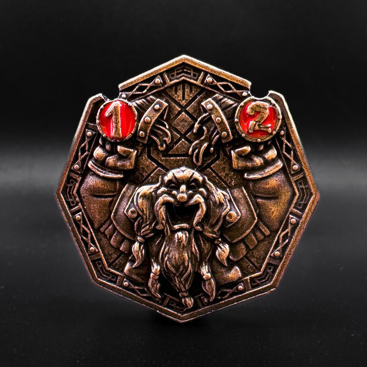 FlipDie Seven Realms — Metal Dice Coin Set