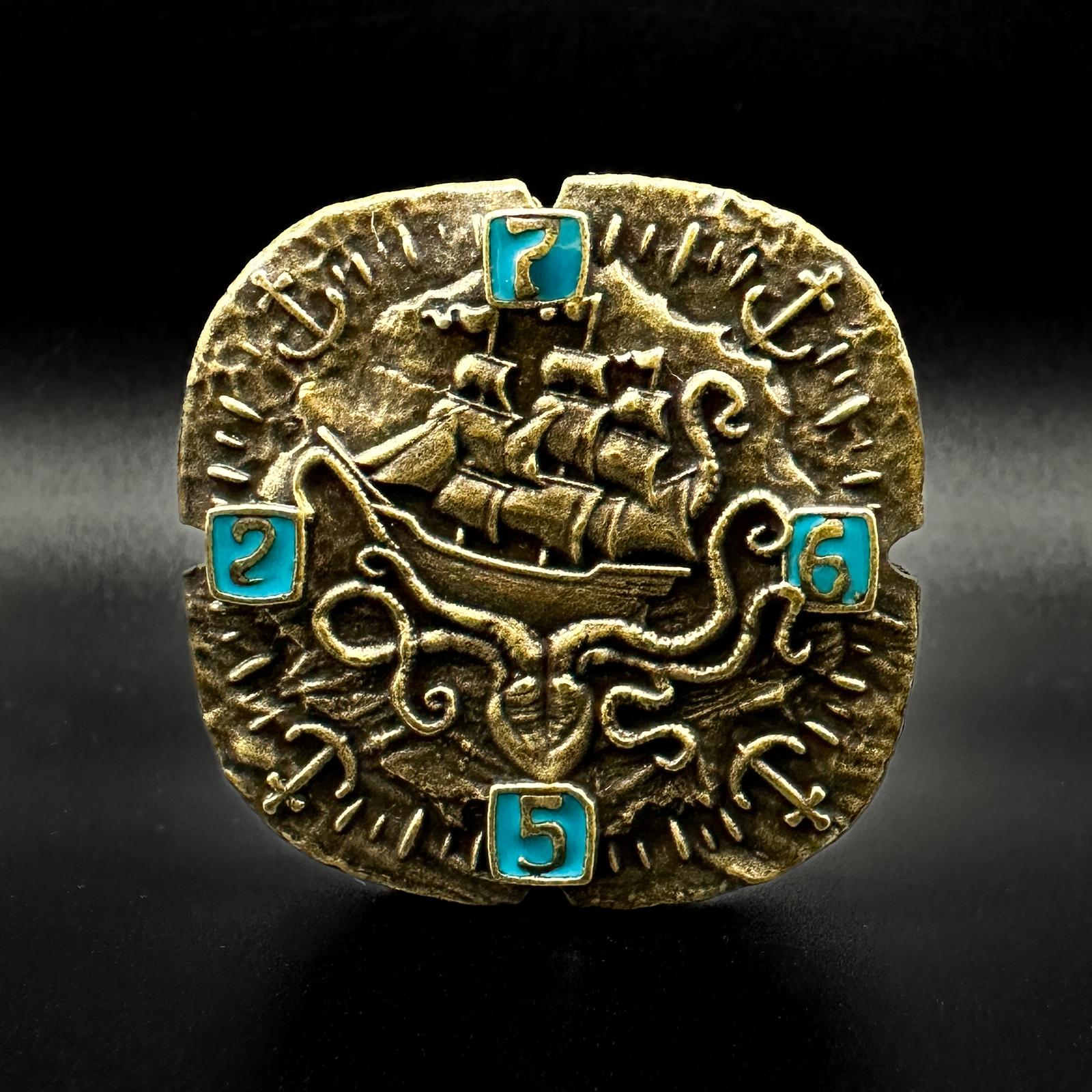 FlipDie Seven Realms — Metal Dice Coin Set | Yarro Studios