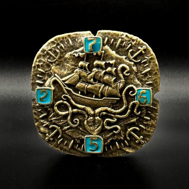 FlipDie Seven Realms — Metal Dice Coin Set