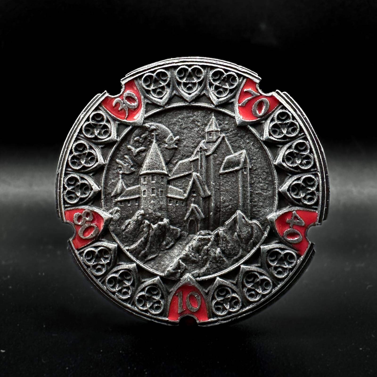 FlipDie Seven Realms — Metal Dice Coin Set | Yarro Studios