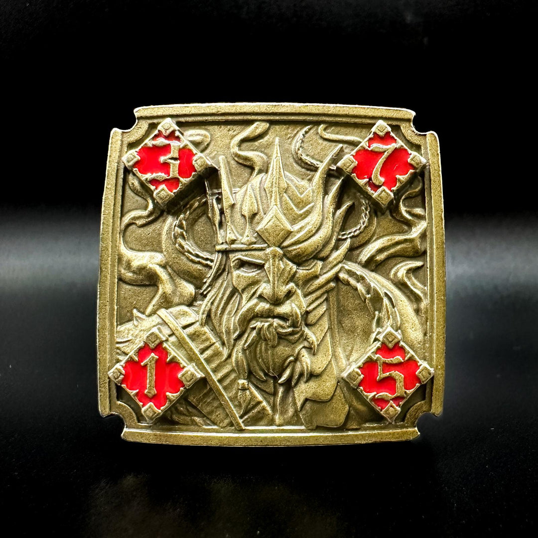 FlipDie Dragon — Metal Dice Coin Set