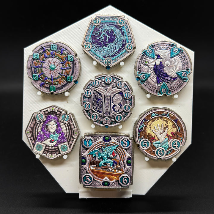 FlipDie Mage — Metal Dice Coin Set