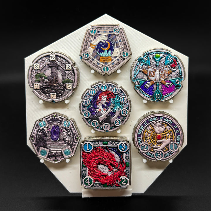 FlipDie Mage — Metal Dice Coin Set