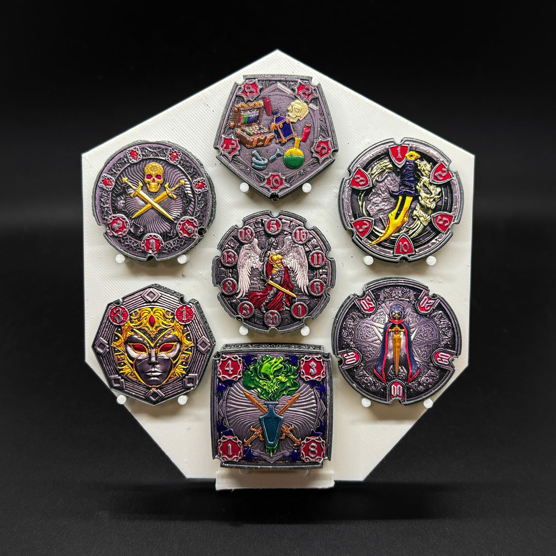 FlipDie Rogue — Metal Dice Coin Set