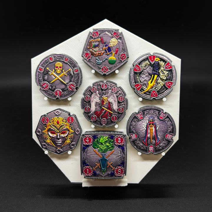 FlipDie Rogue — Metal Dice Coin Set