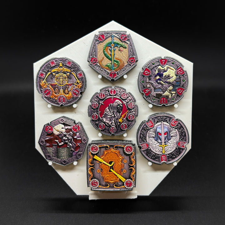 FlipDie Rogue — Metal Dice Coin Set