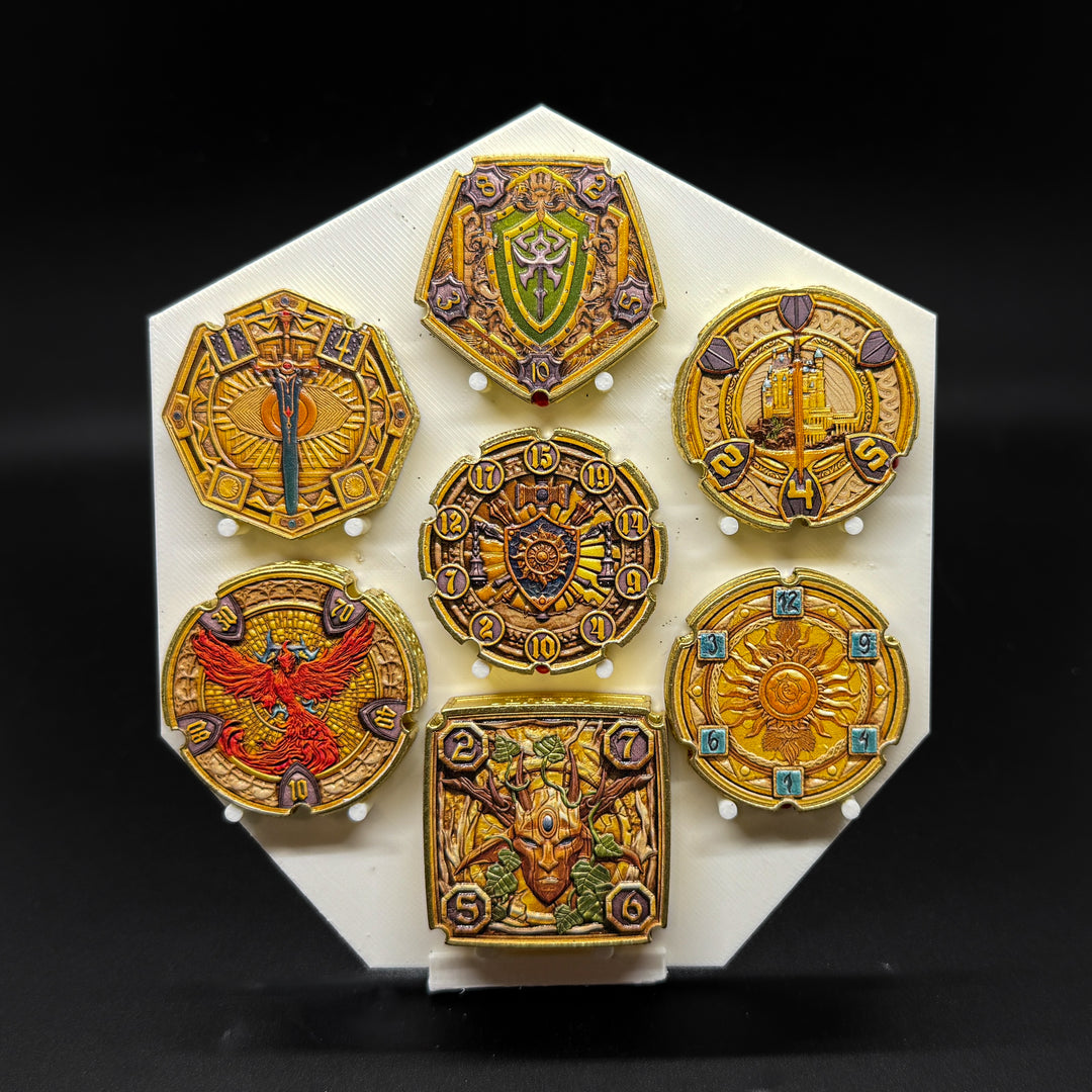 FlipDie Paladin — Metal Dice Coin Set
