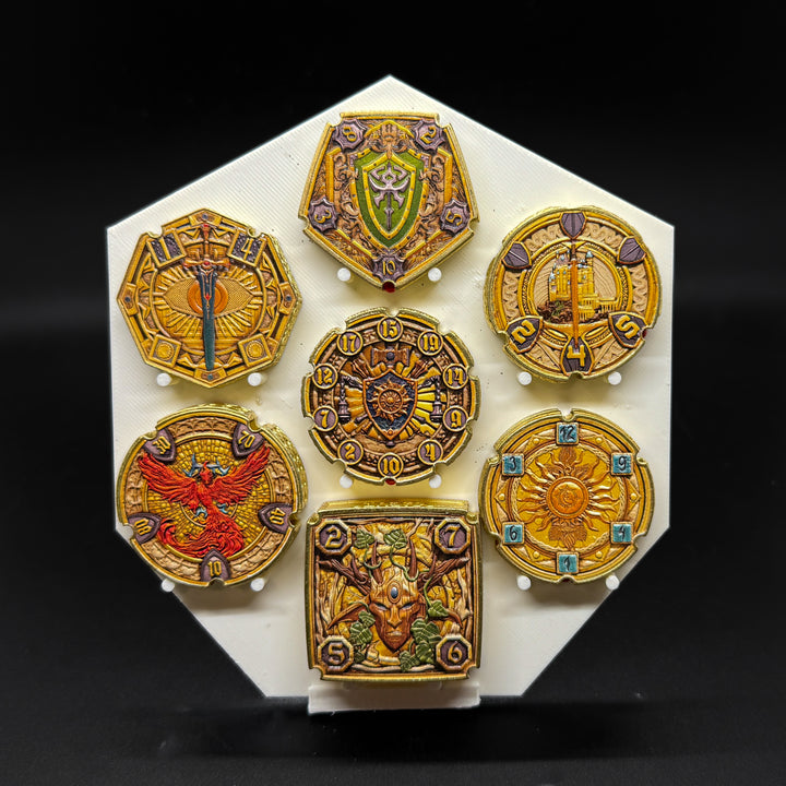 FlipDie Paladin — Metal Dice Coin Set