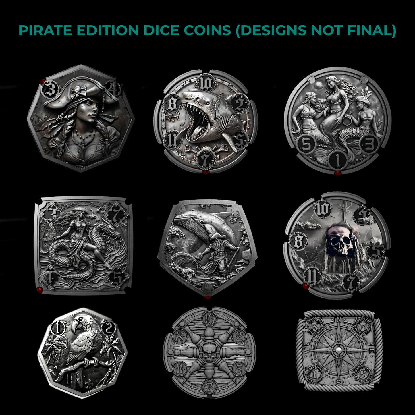 Flipdie Dice Coin - The First Dice You Flip Like a Coin