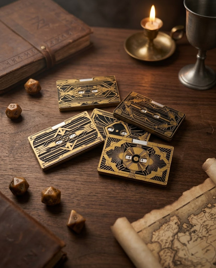 Diceomatic Art Deco — Dice Spinner Set