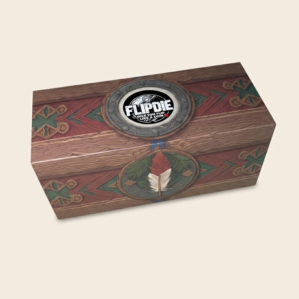 FlipDie Druid — Metal Dice Coin Set