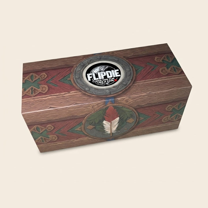 FlipDie Druid — Metal Dice Coin Set