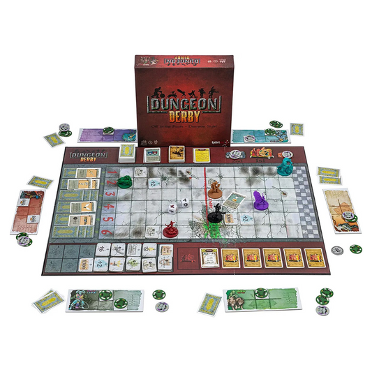 Deluxe Dungeon Derby Board Game